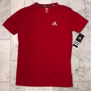 Adidas Red Boys T-Shirt